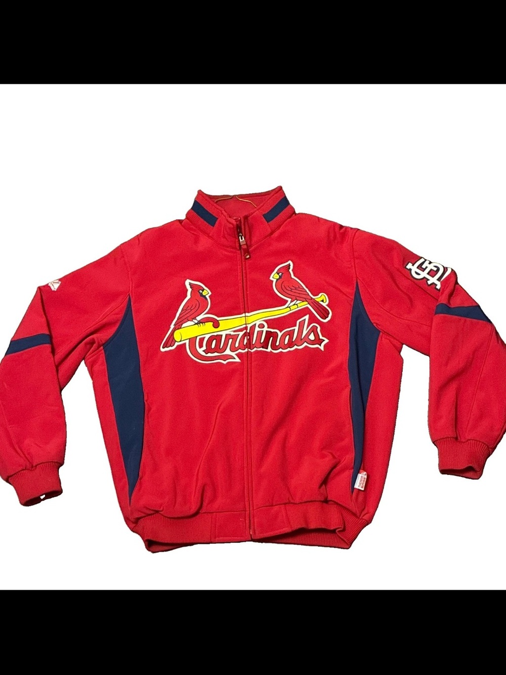 Authentic Collection Majestic Therma Base MLB St. Louis Cardinals Dugout Jacket